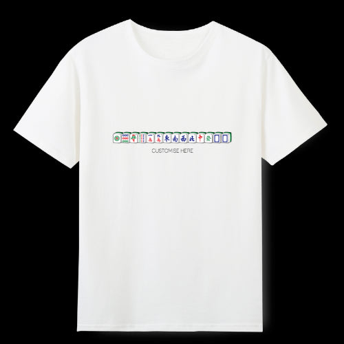 PERSONALISED T-SHIRT: Mahjong Designs (2 colours)