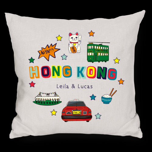 PERSONALISED CUSHION: Friendship Transport