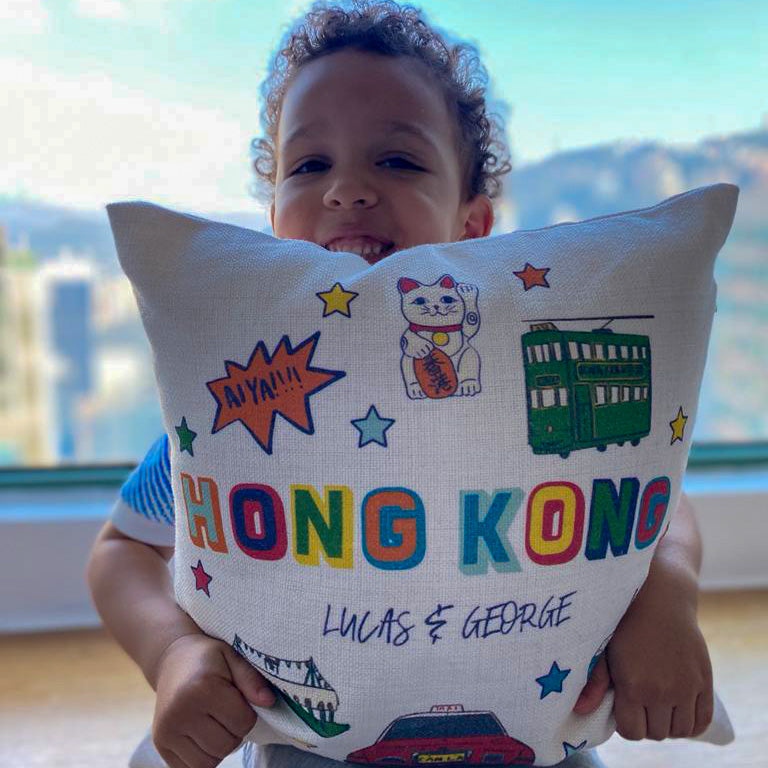 PERSONALISED CUSHION: Friendship Transport