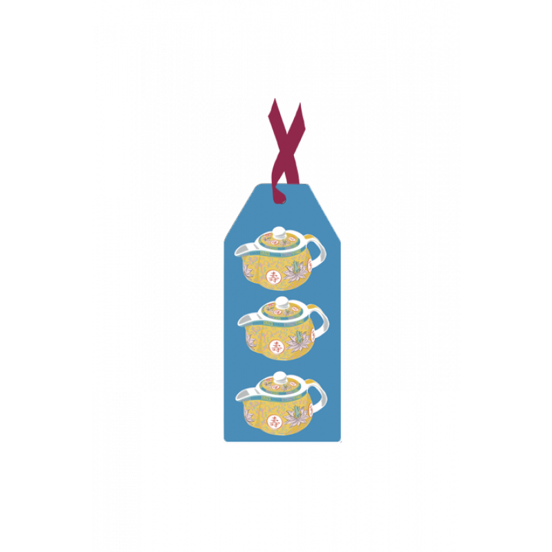 GIFT TAG: Blue Teapot