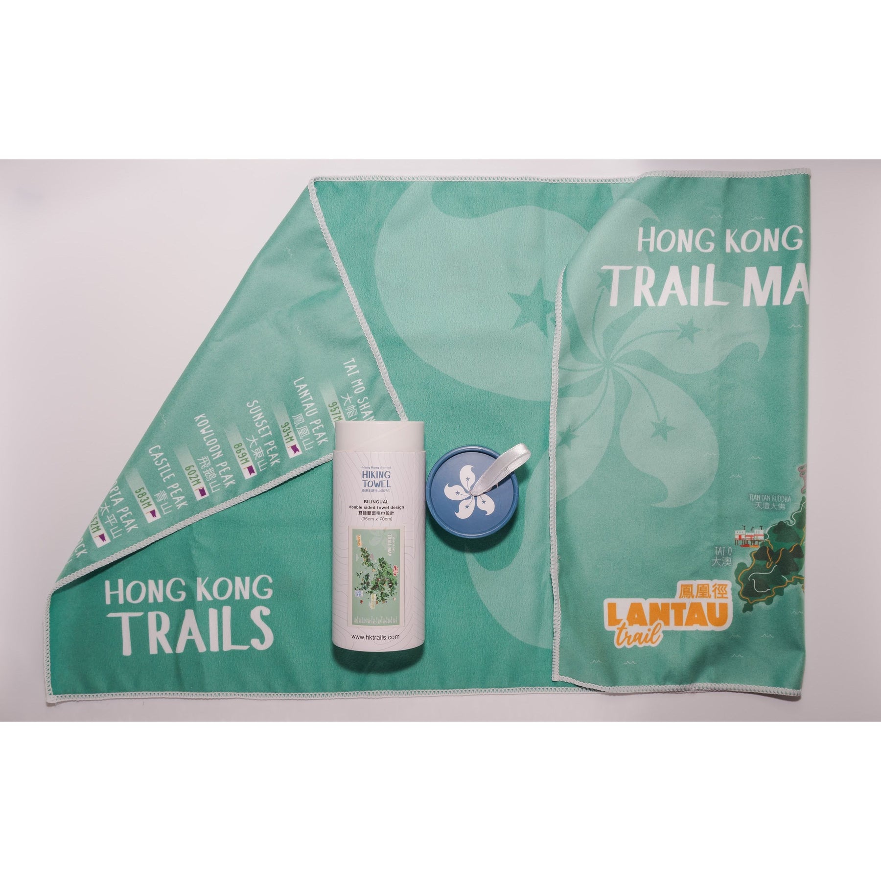 HK TRAIL MAP Microfibre Towel (6 designs)