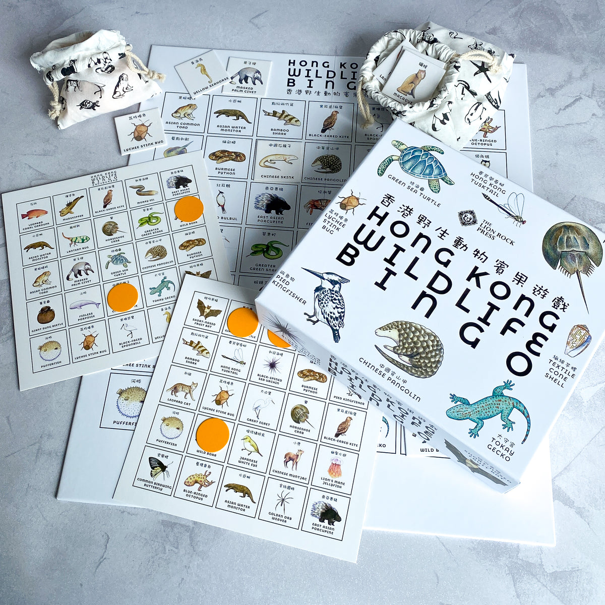 HONG KONG Wildlife Bingo Bilingual Edition