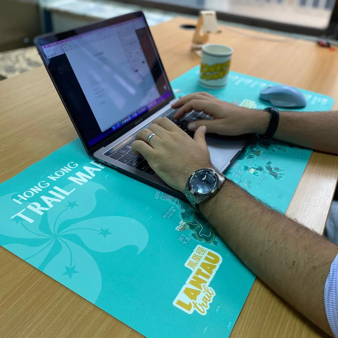 DESK MAT: Hiking Trails of Hong Kong