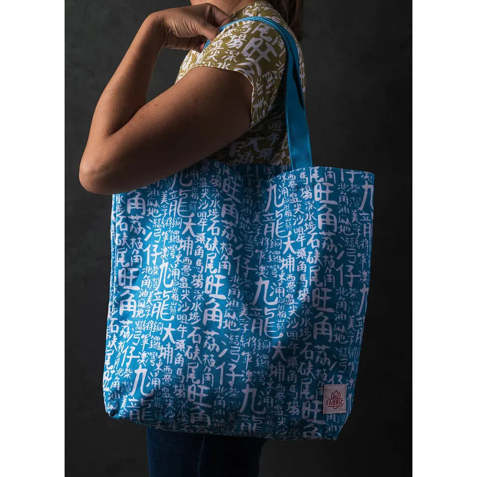 Canvas Tote Bag- Districts Sky