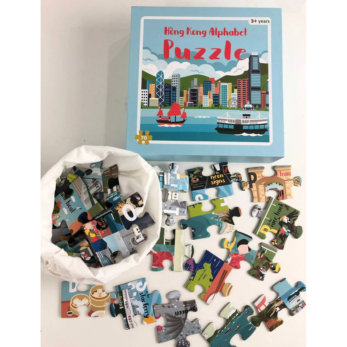 Puzzle: 70pc My Hong Kong Alphabet
