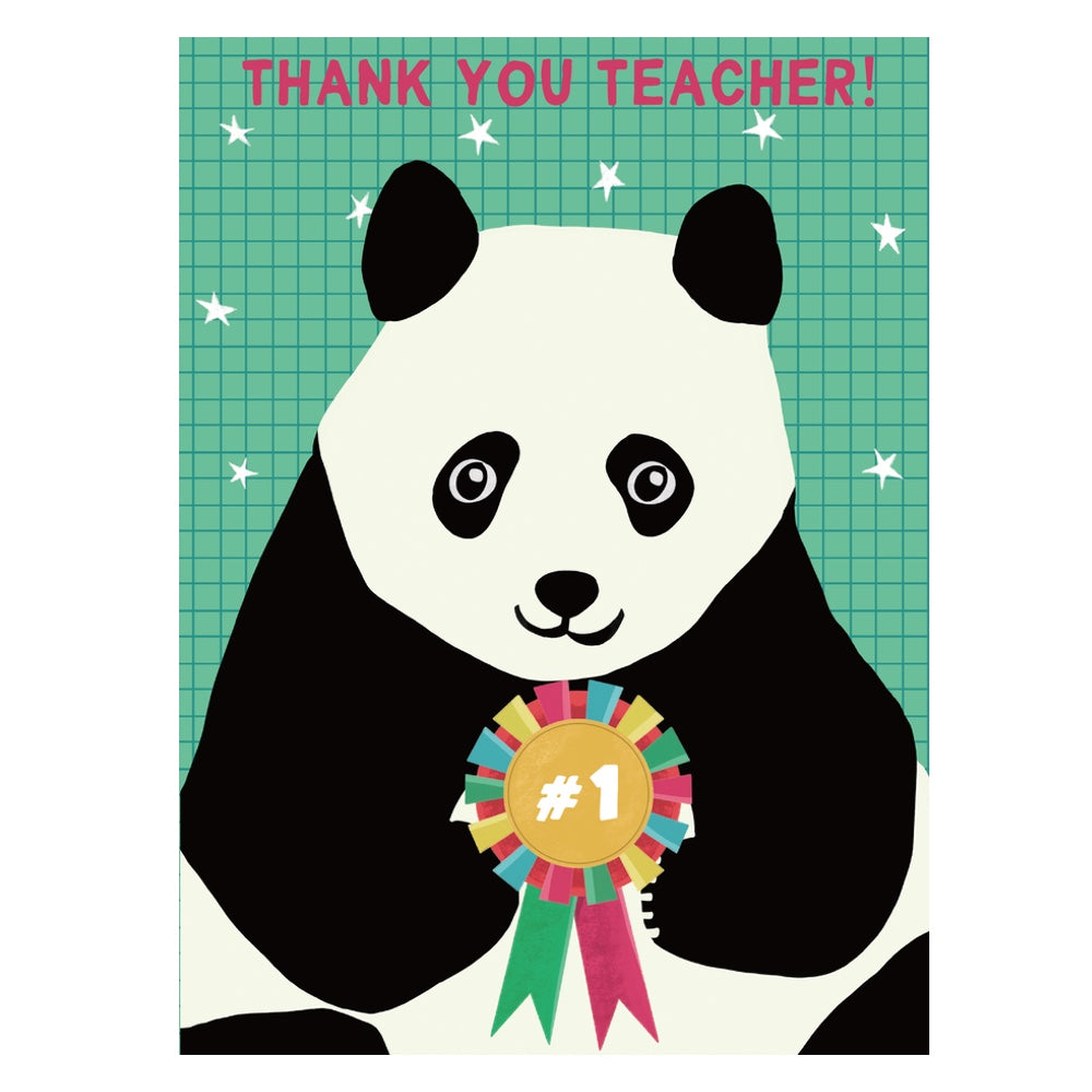GREETING CARD: No.1 Teacher (2 sizes)