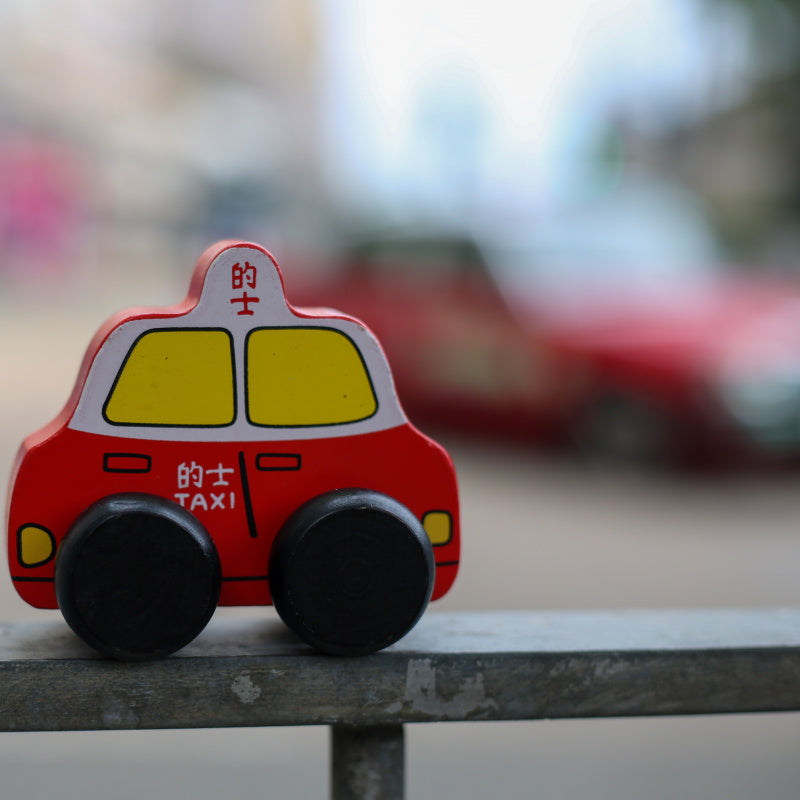 Dark Gray HONG KONG PUSH-ALONG - Taxi
