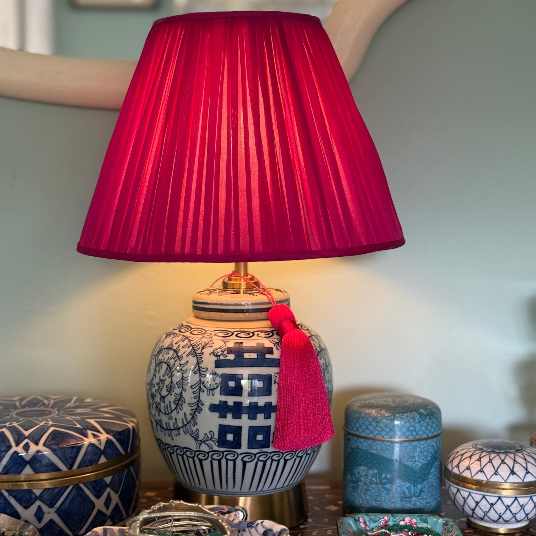 MINI RECHARABLE GINGER JAR LAMP: various designs