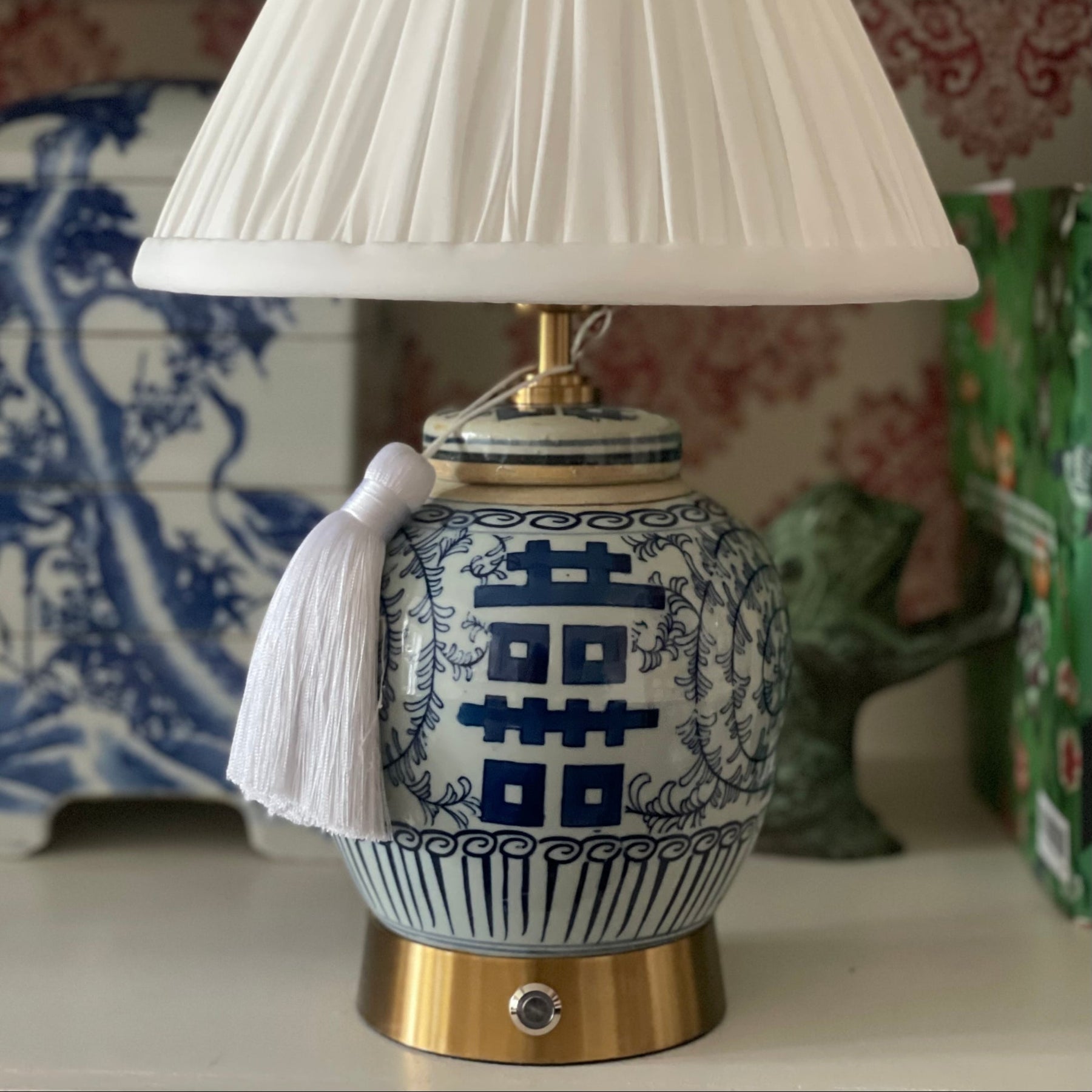 MINI RECHARABLE GINGER JAR LAMP: various designs