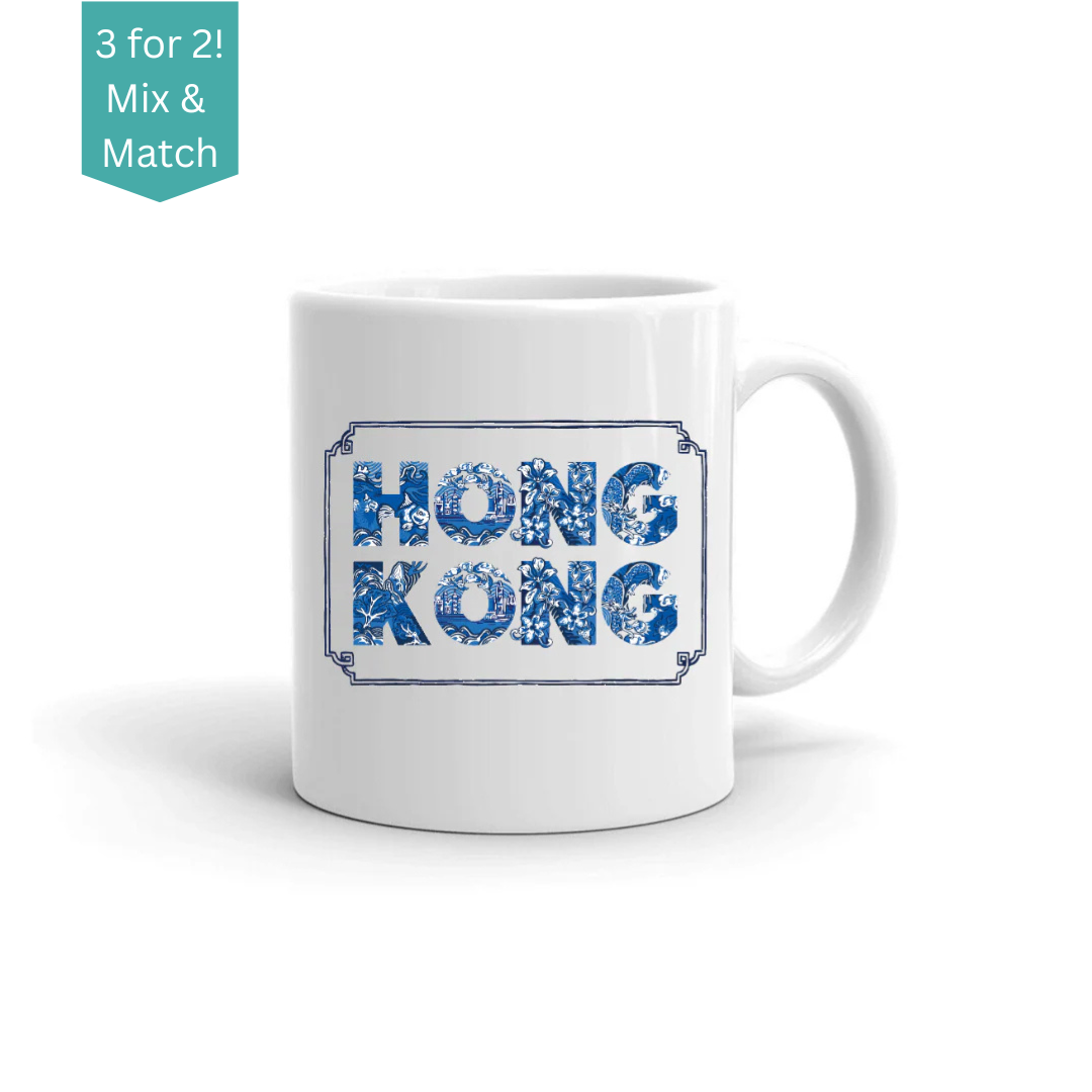 CERAMIC MUG: Hong Kong Chinoiserie