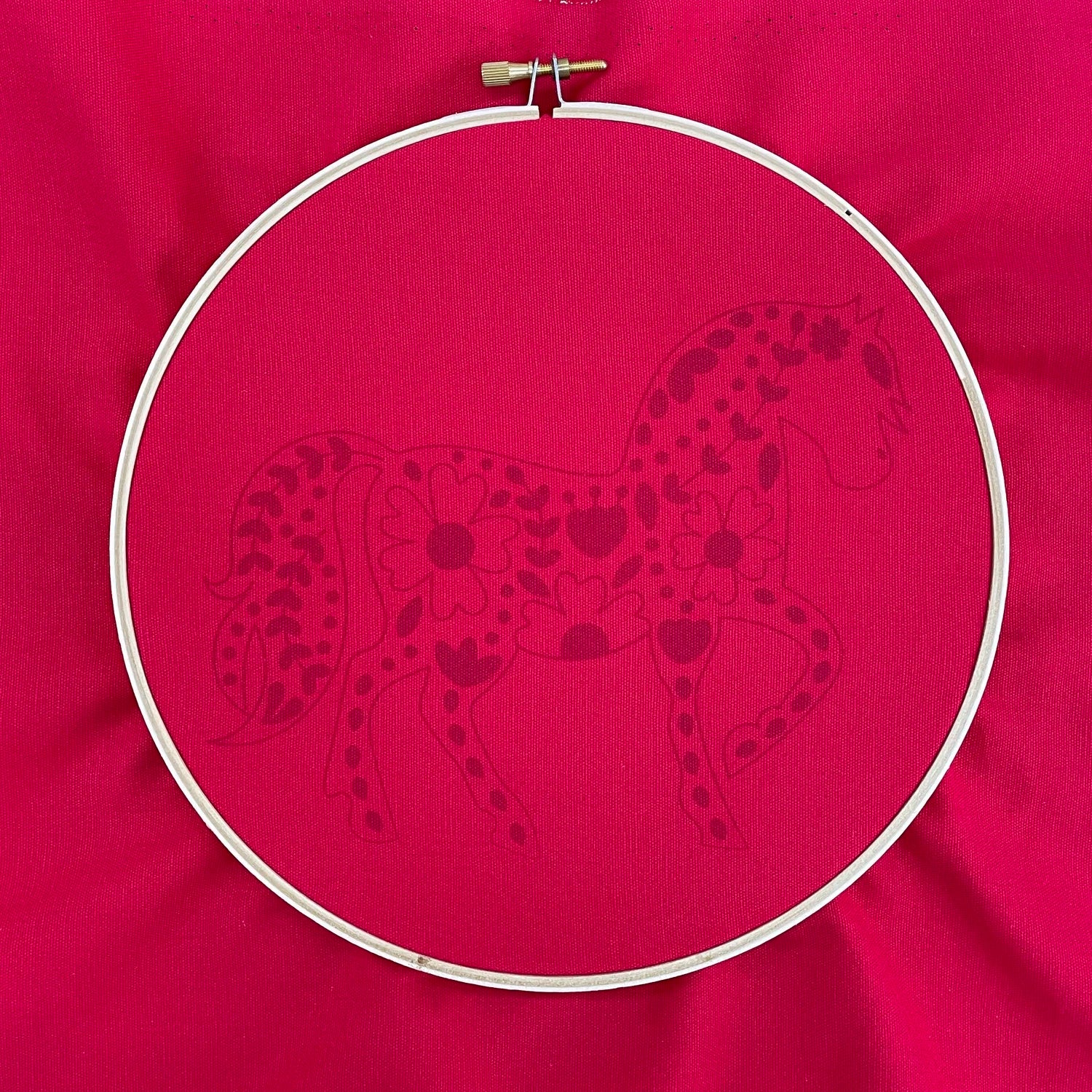 EMBROIDERY KIT: Year of the Horse