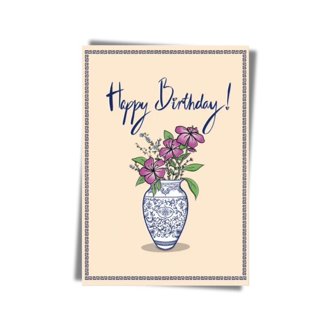 GREETING CARD: Birthday Blooms