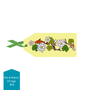 GIFT TAG: Koi Pond