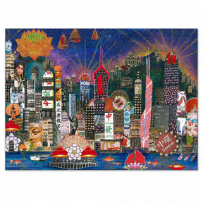 LUXURY DOUBLE-SIDED 1000pc PUZZLE: Unforgettable Hong Kong