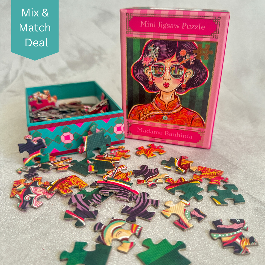 100PC TRAVEL PUZZLE: Madame Bauhinia