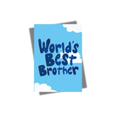 GREETING CARD: World's Best Brother