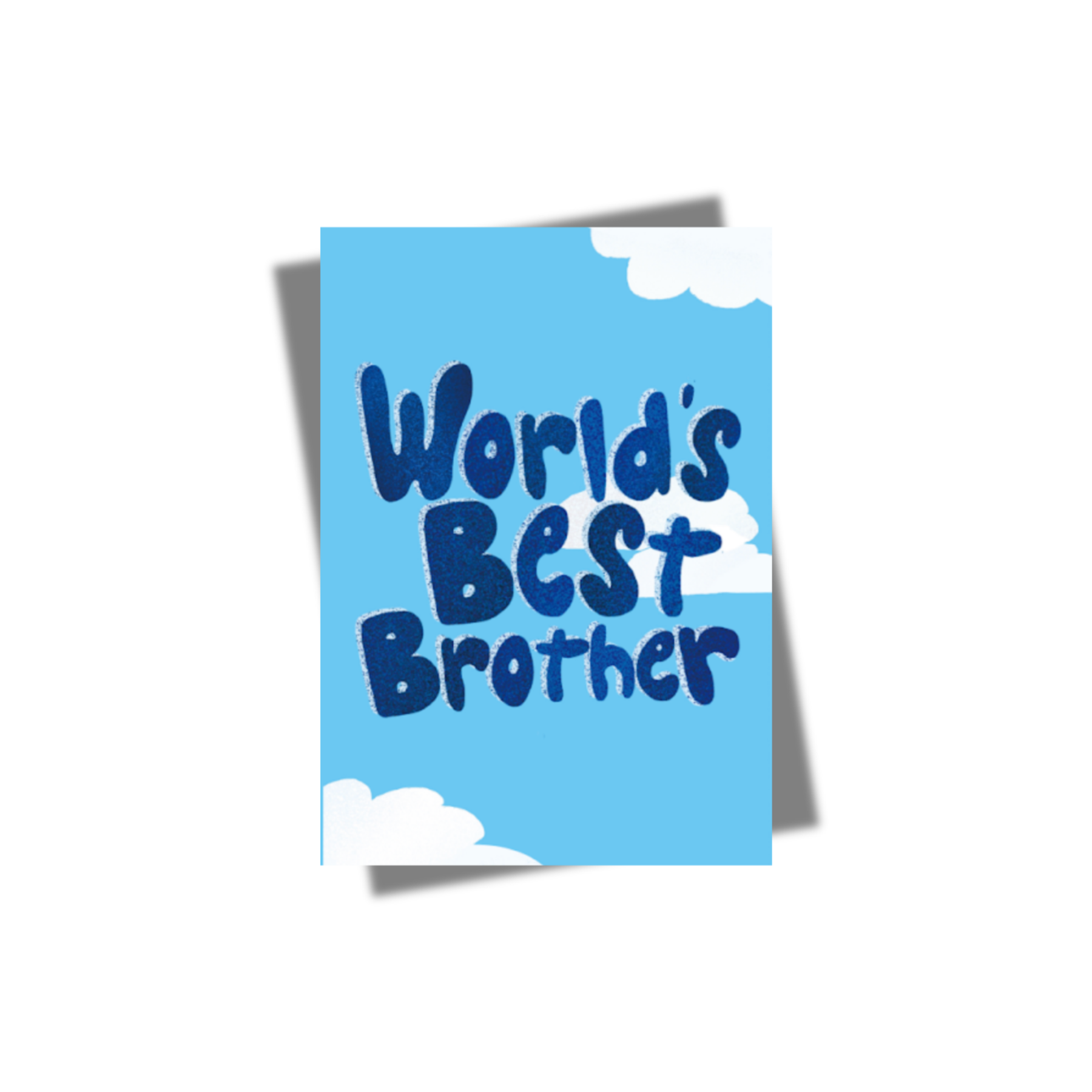 GREETING CARD: World's Best Brother
