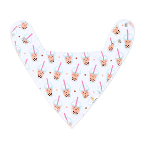 ORGANIC BIBS 2PCS SET: Boba & Egg Waffle