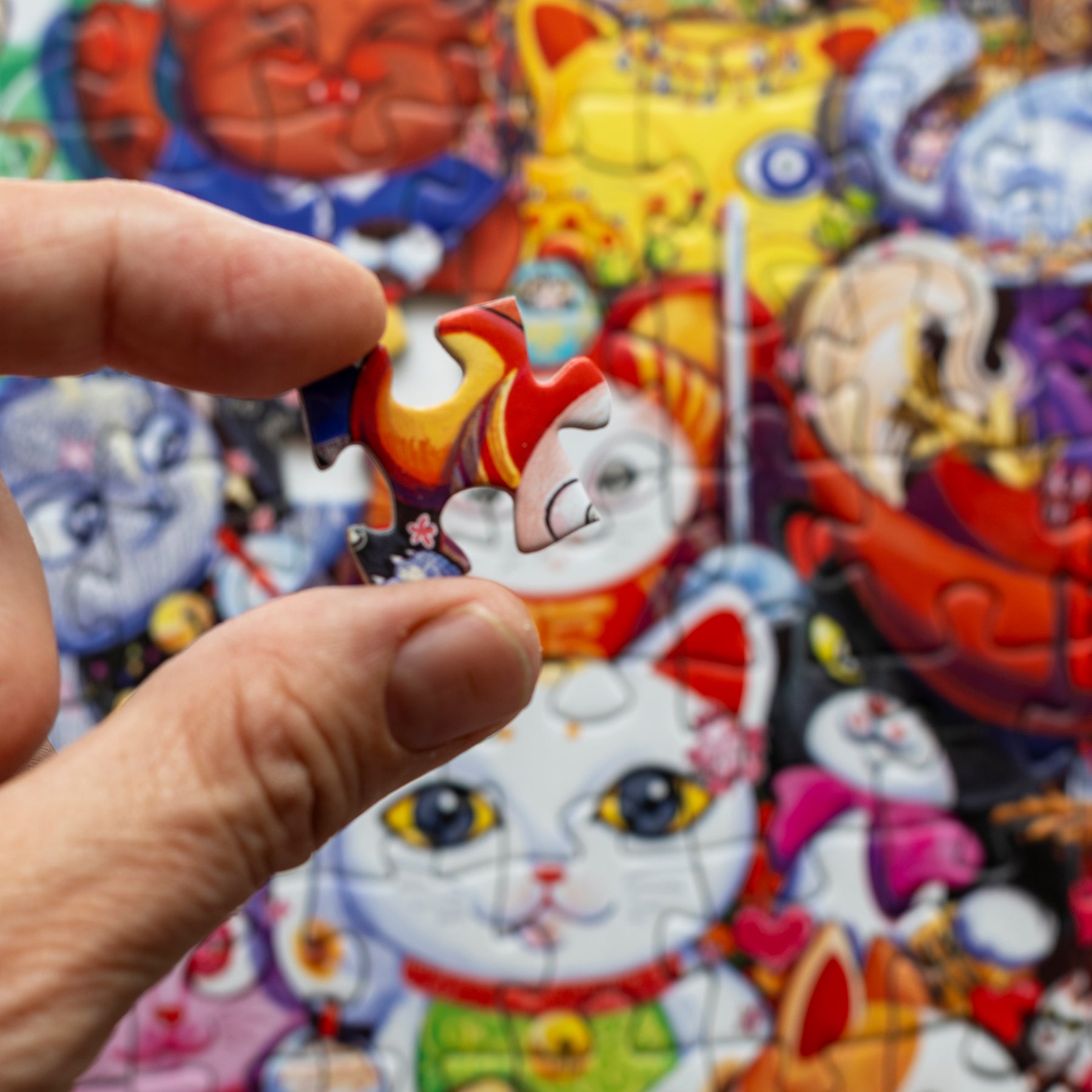 100 PUZZLE: I ❤️ Lucky Cats