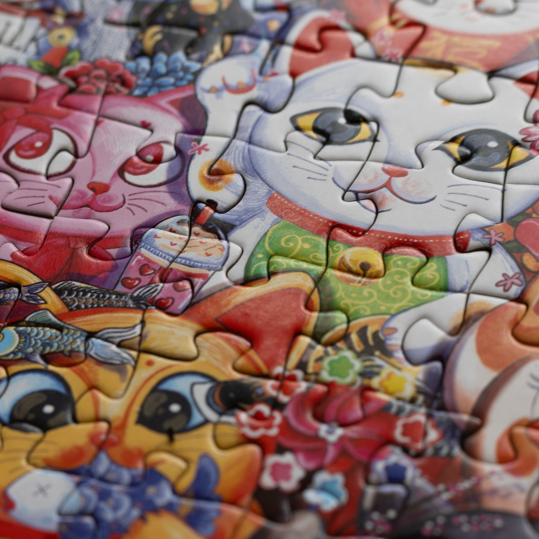 100 PUZZLE: I ❤️ Lucky Cats