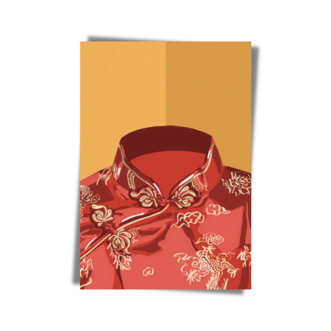 GREETING CARD: Cheongsam