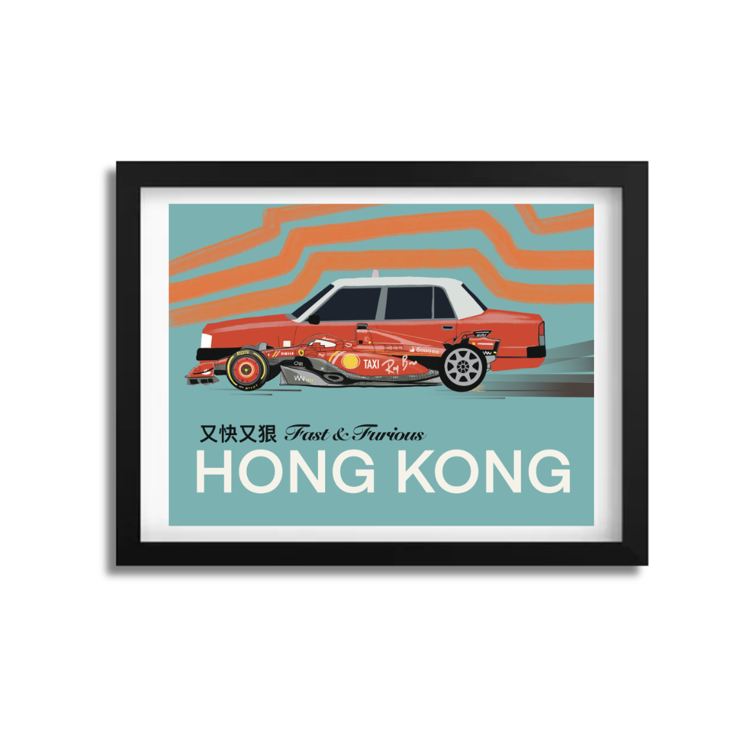 ARTIST AARTI PRINT: Fast & Furious Hong Kong Taxi