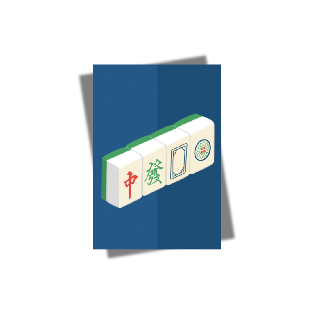 GREETING CARD: Mahjong