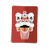 GREETING CARD: Lion Dance