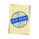 GREETING CARD: Thank You, Teacher!