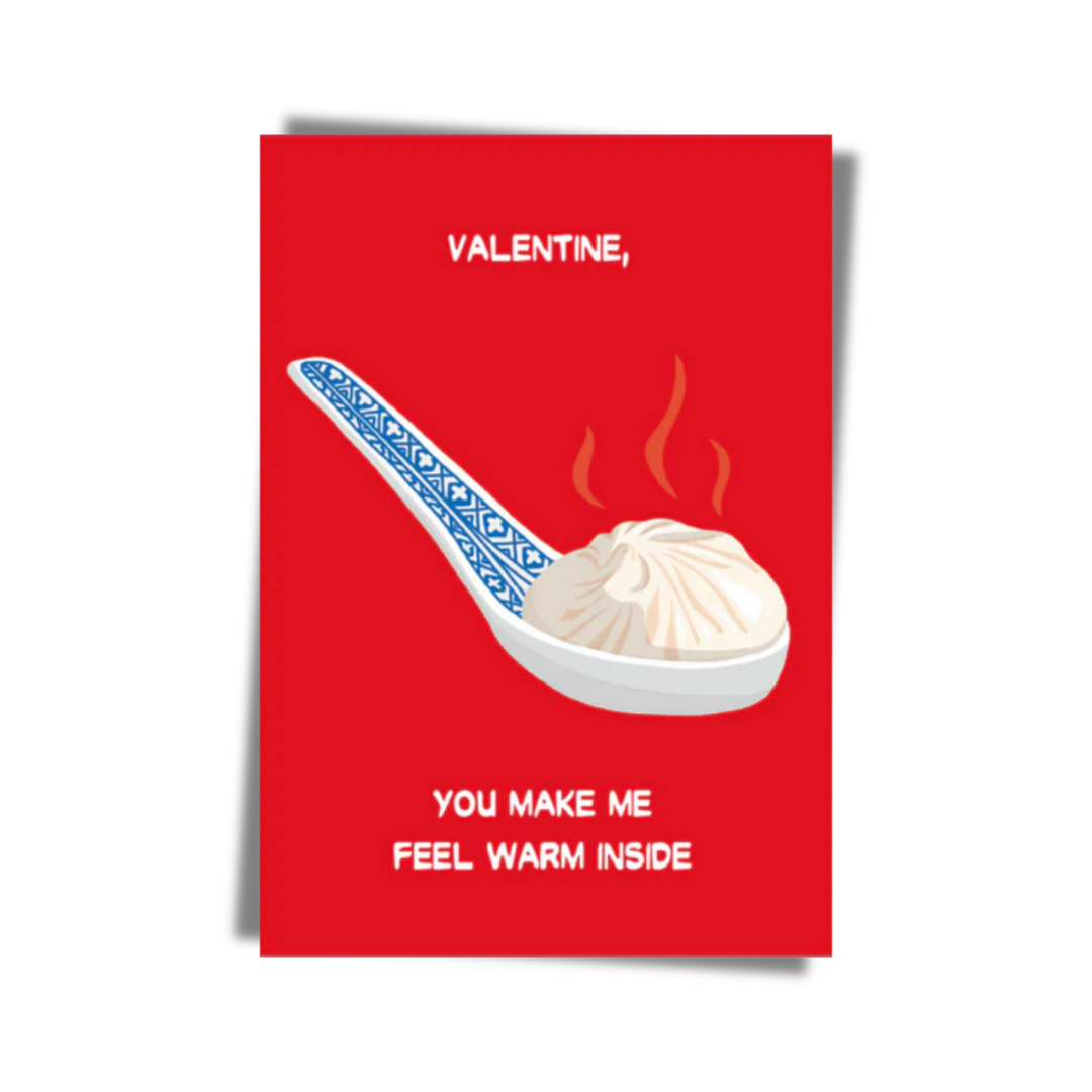 GREETING CARD: VALENTINE - Xiao Long Bao