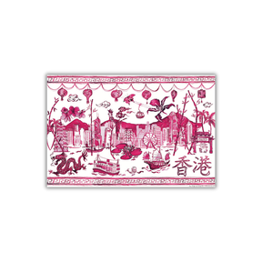 GINGER JAR LAMP CO. POSTCARD: Homage to Hong Kong