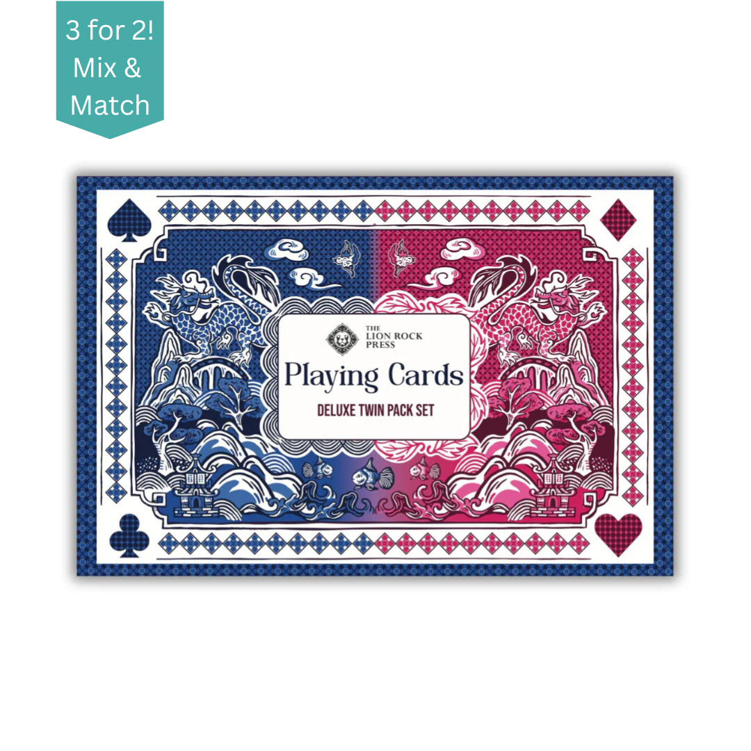 DELUXE PLAYING CARDS: Chinoiserie Twin Pack