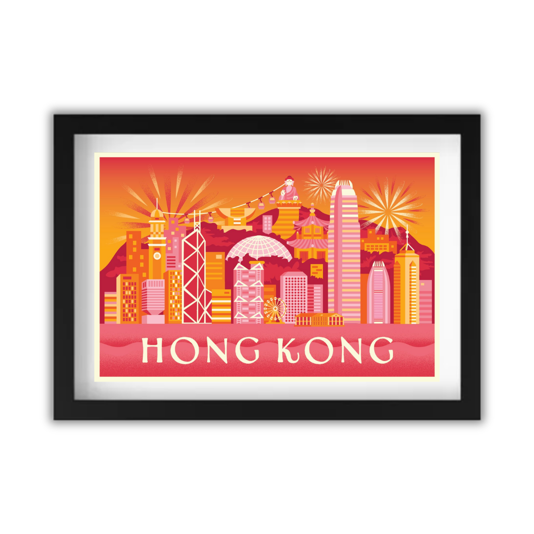 PRINT: Fireworks Skyline (2 sizes)
