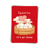 GREETING CARD: VALENTINE - Steamy (2 sizes)