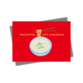 GREETING CARD: VALENTINE - Let's Canoodle
