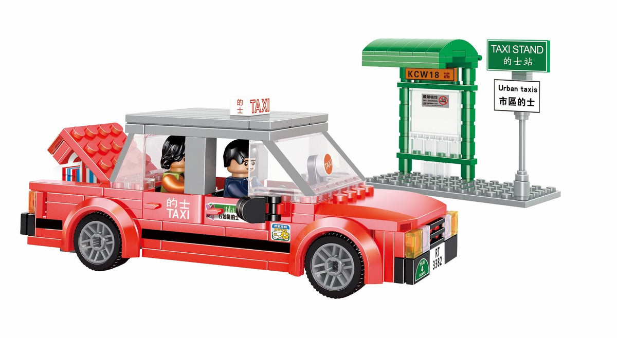 BUILDING BLOCKS: Hong Kong Red Taxi