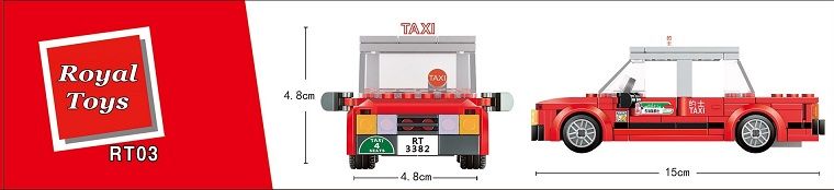 BUILDING BLOCKS: Hong Kong Red Taxi