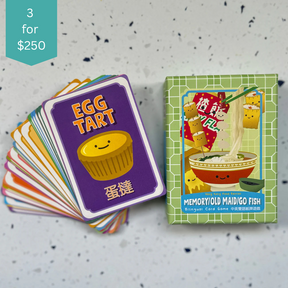 CARD GAME: Memory / Go Fish / Old Maid- Food Edition