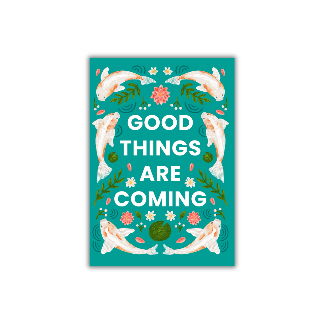 ROKSAAN POSTCARD: Good Things Are Coming