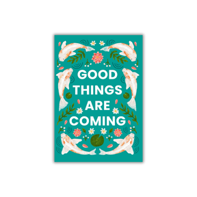 ROKSAAN MOUNTED PRINT: Good Things Are Coming