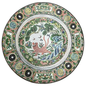 6 PC COASTER SET: Antique Chinese Plates