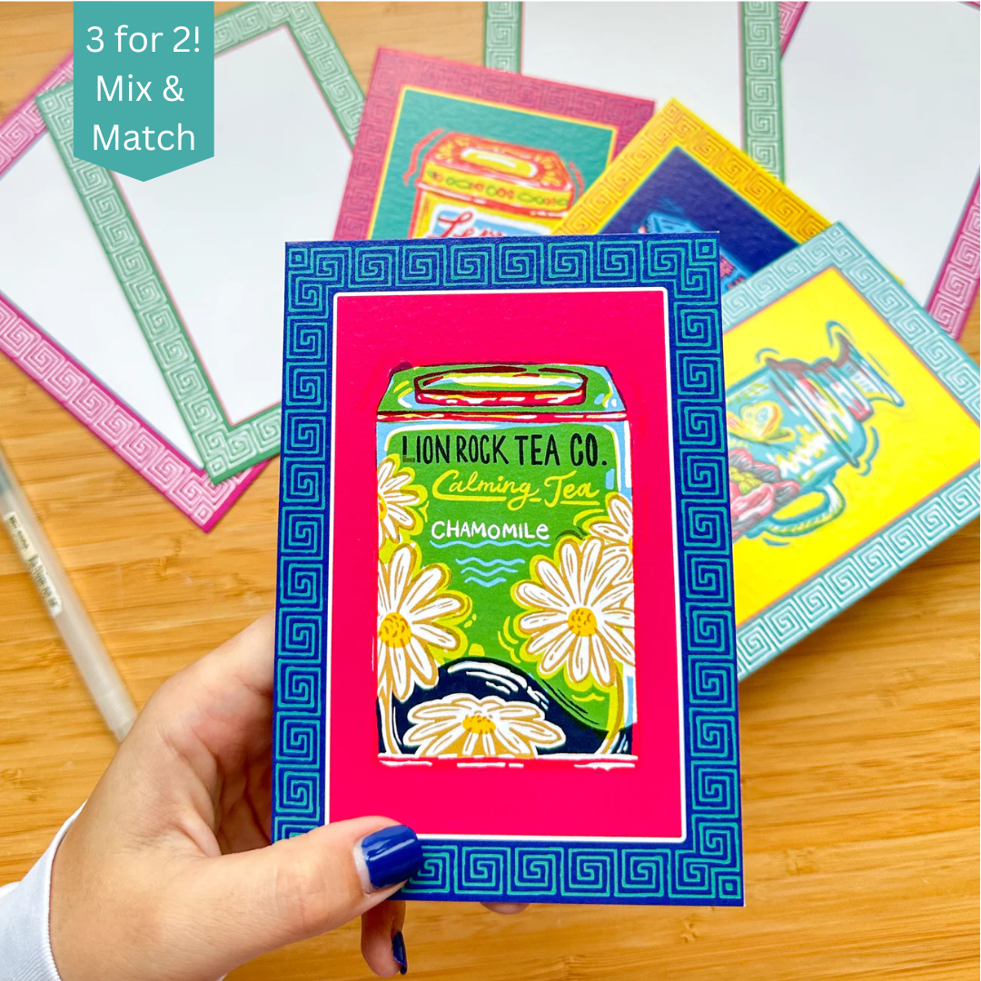 BOXED NOTECARDS: Vintage Tea Lovers (set of 8)