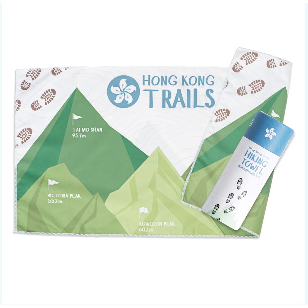 HK TRAIL MAP Microfibre Towel (6 designs)
