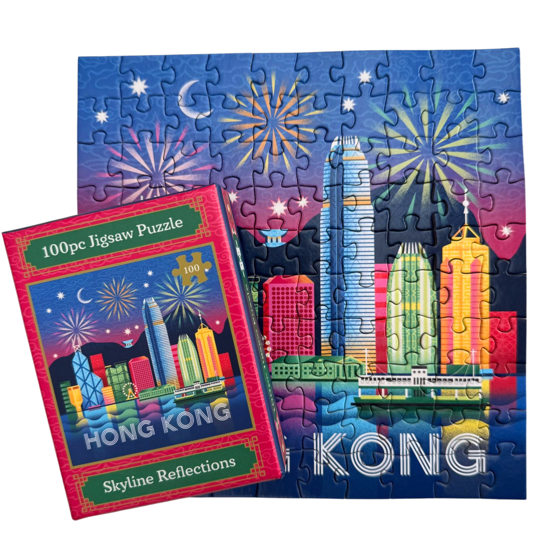 NEW 100PC PUZZLE: Skyline Reflections