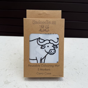 REUSABLE COLOURING MAT: Hong Kong Animals