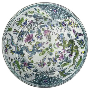 6 PC COASTER SET: Antique Chinese Plates