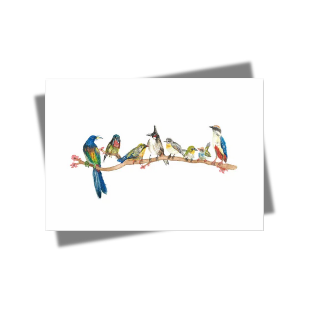 GREETING CARD: Birds