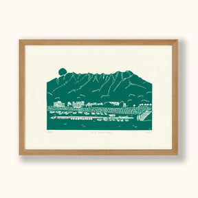 COULEUR AUBE PRINT: Les 8 Immortels Linoprint (available in 2 colours)