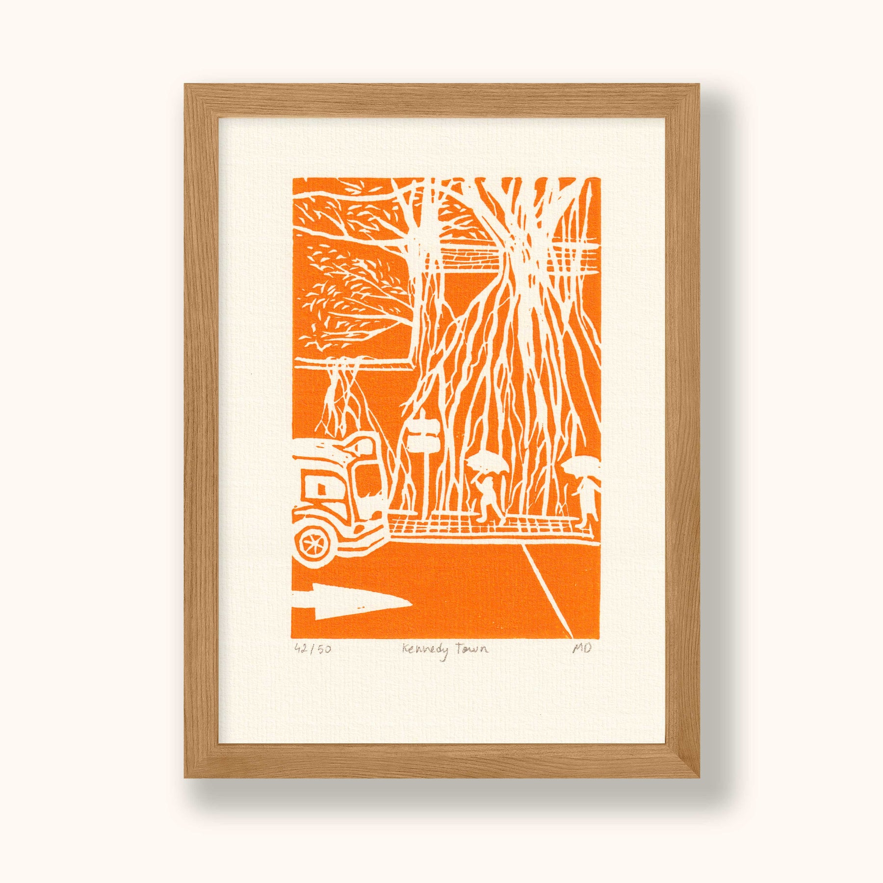 COULEUR AUBE PRINT: Kennedy Town Linoprint (available in 5 colours)
