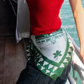 PREMIUM SILK SCARF: Horizon 852 (2 colours)